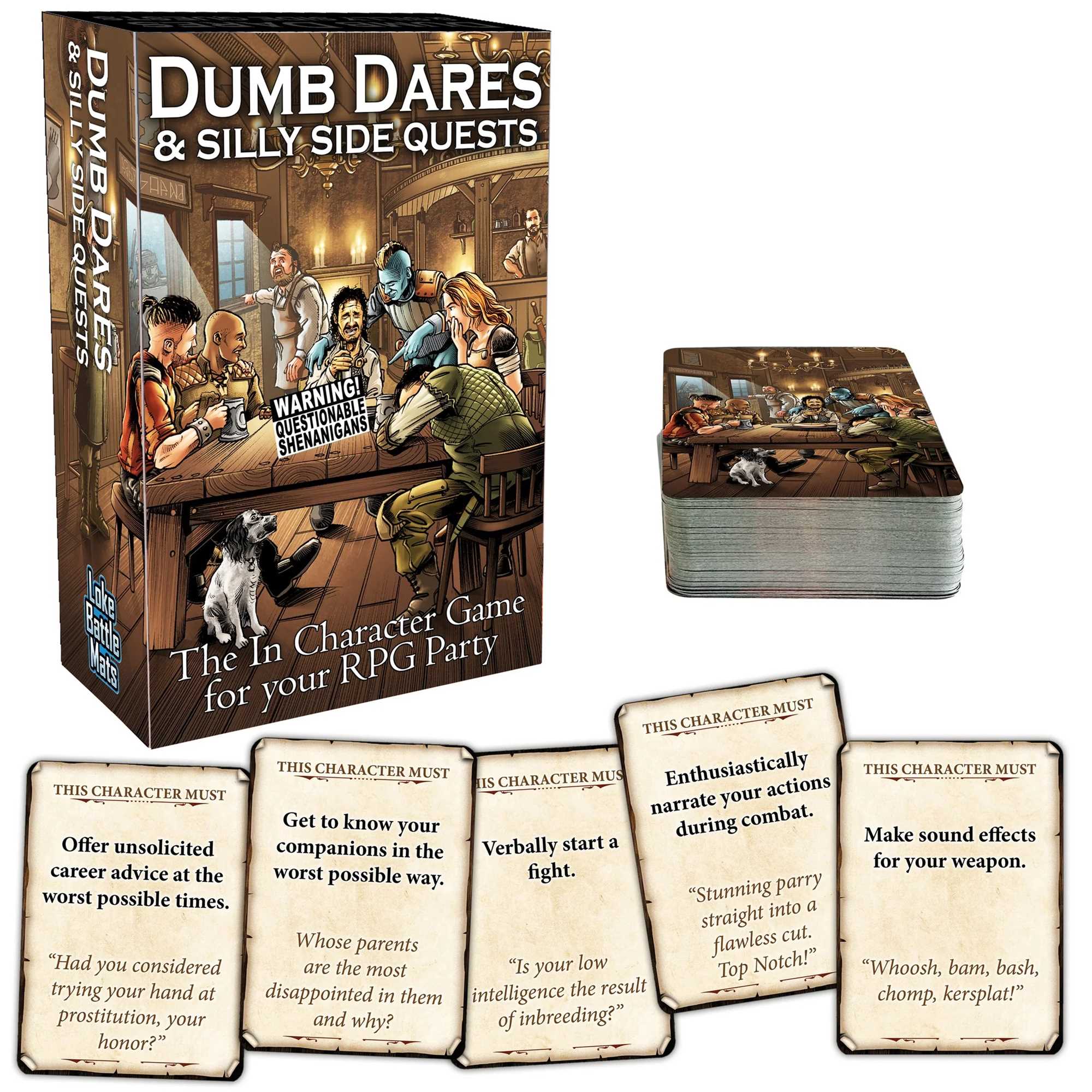 Dumb Dares & Silly Side Quests - The In Character Game for your RPG Party