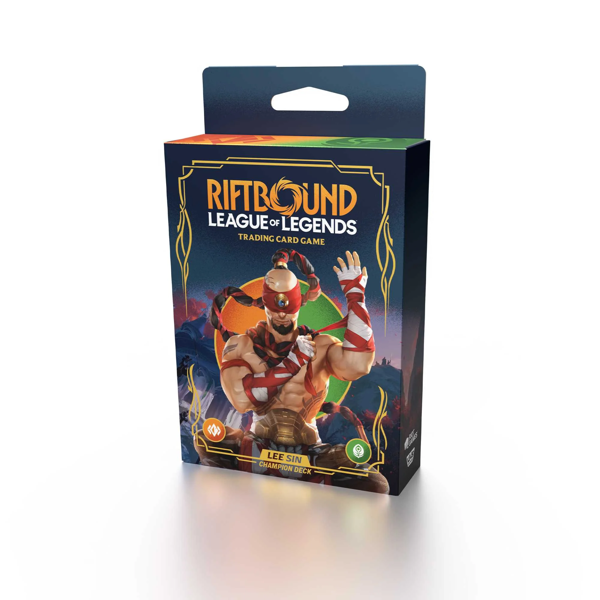 Riftbound: League of Legends Trading Card Game - Set 1 -Origins Champion Deck - Lee Sin Display