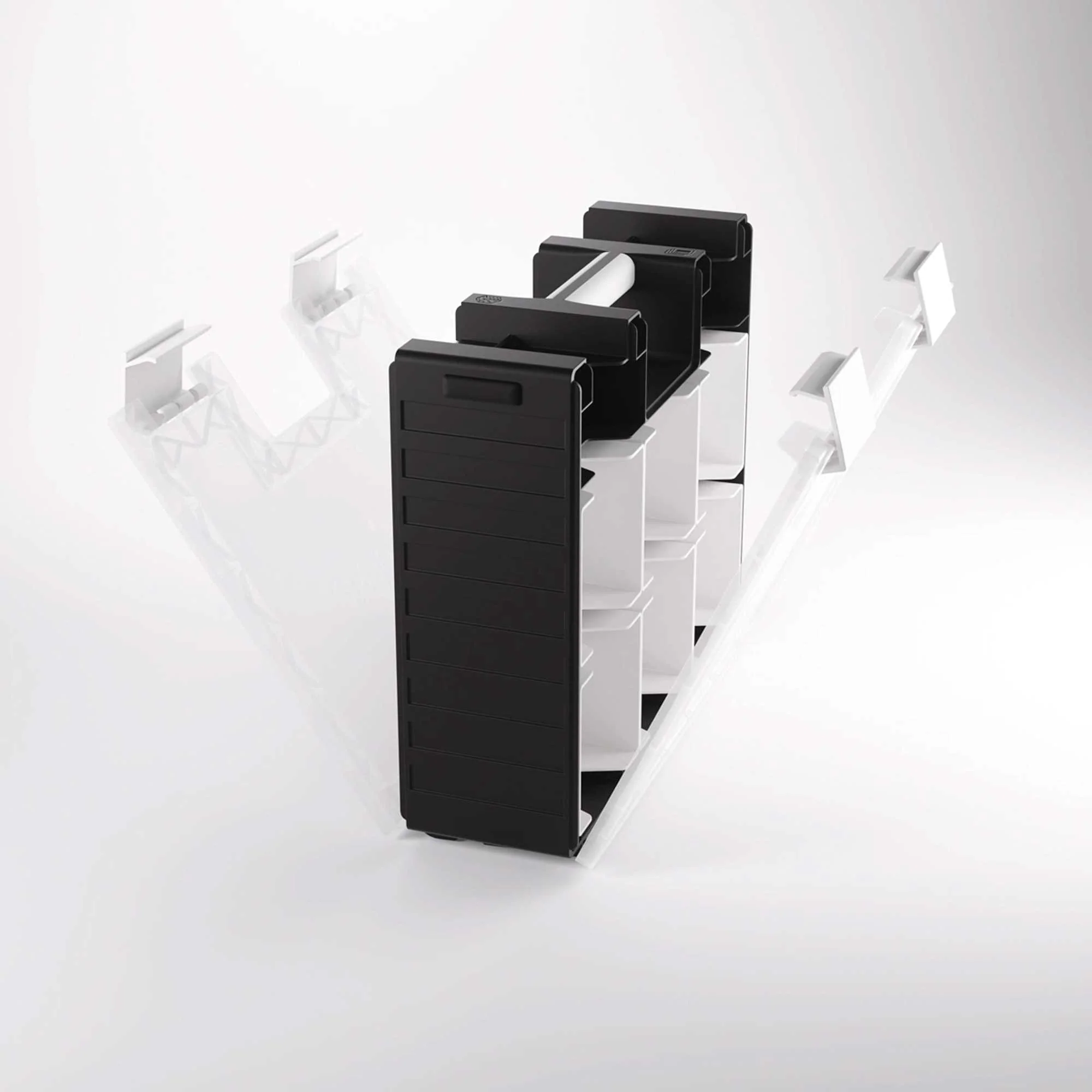 Gamegenic Game Castle Black/White/Clear