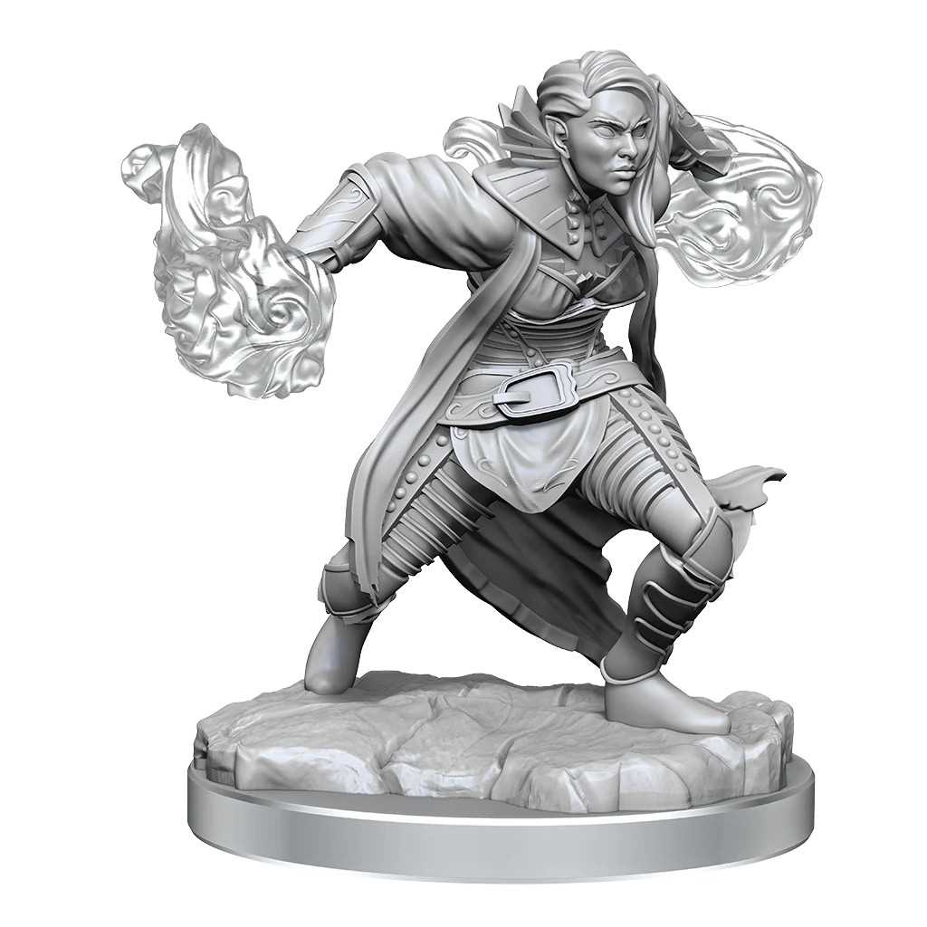 D&D Nolzur's Marvelous Unpainted Miniatures: Half-Elf Warlock