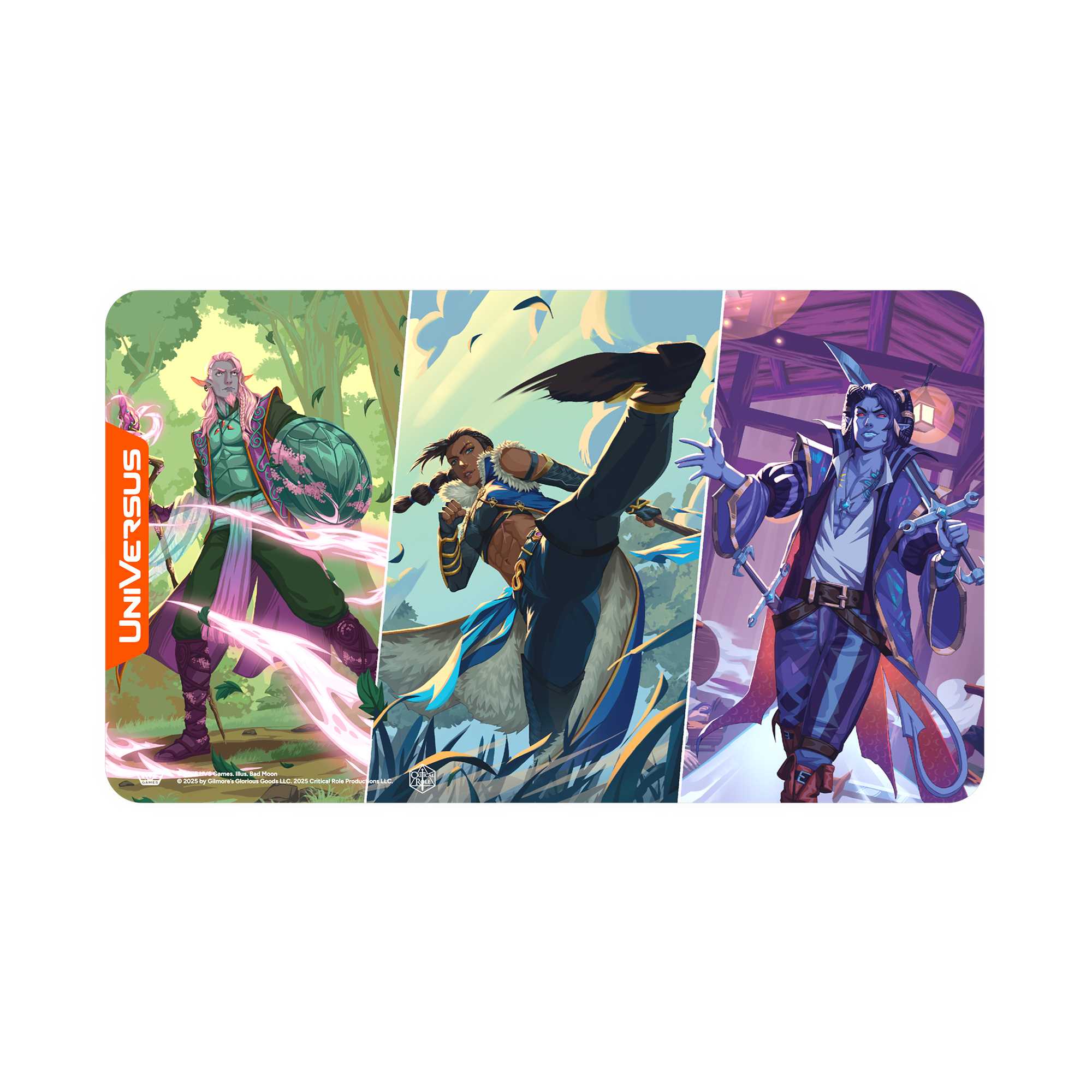 Universus: Critical Role: Heroes of Exandria Caduceus Beauregard. and Mollymauk - Playmat