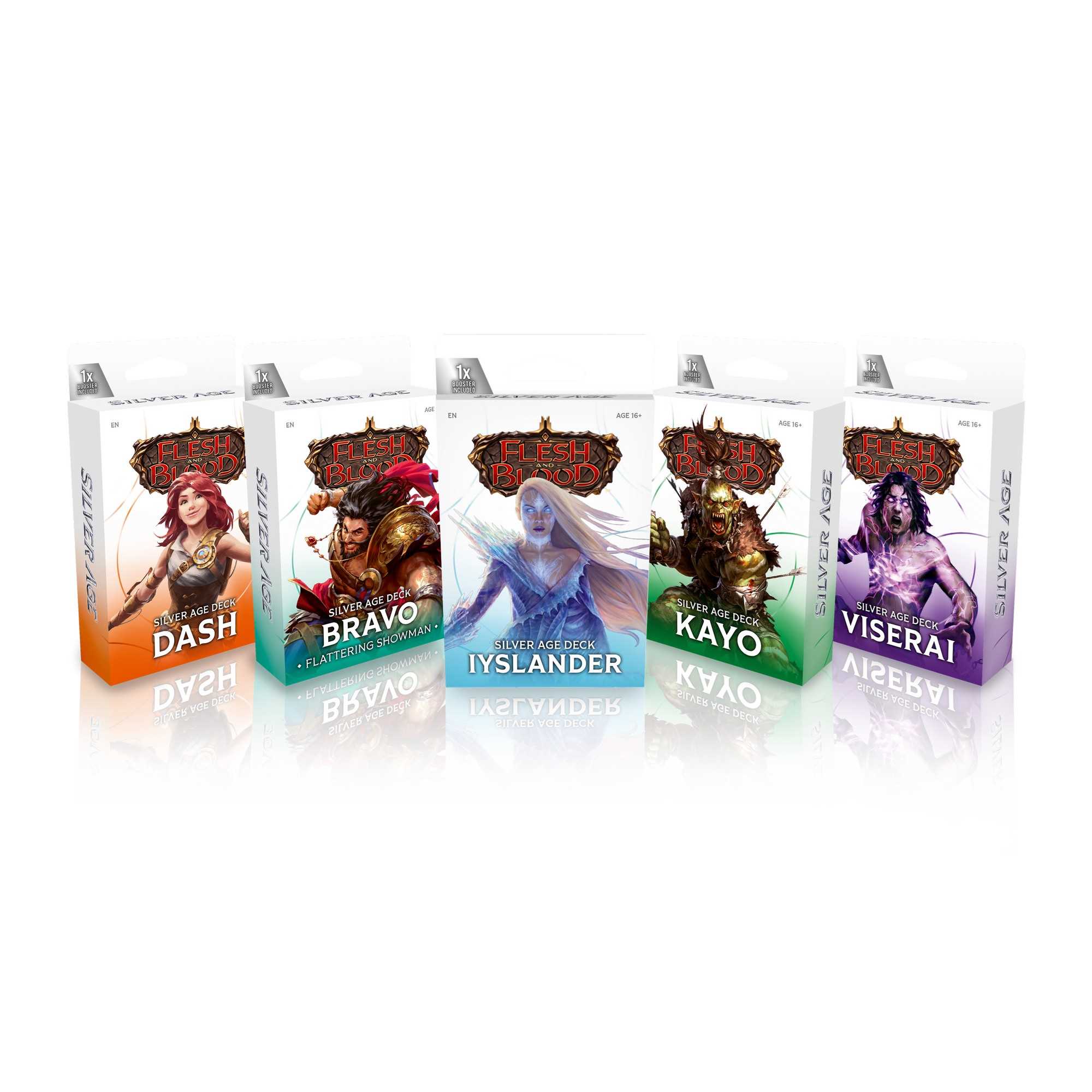 Flesh And Blood TCG: Silver Age: Chapter 1 - Deck Collection (Eligible retailers only)