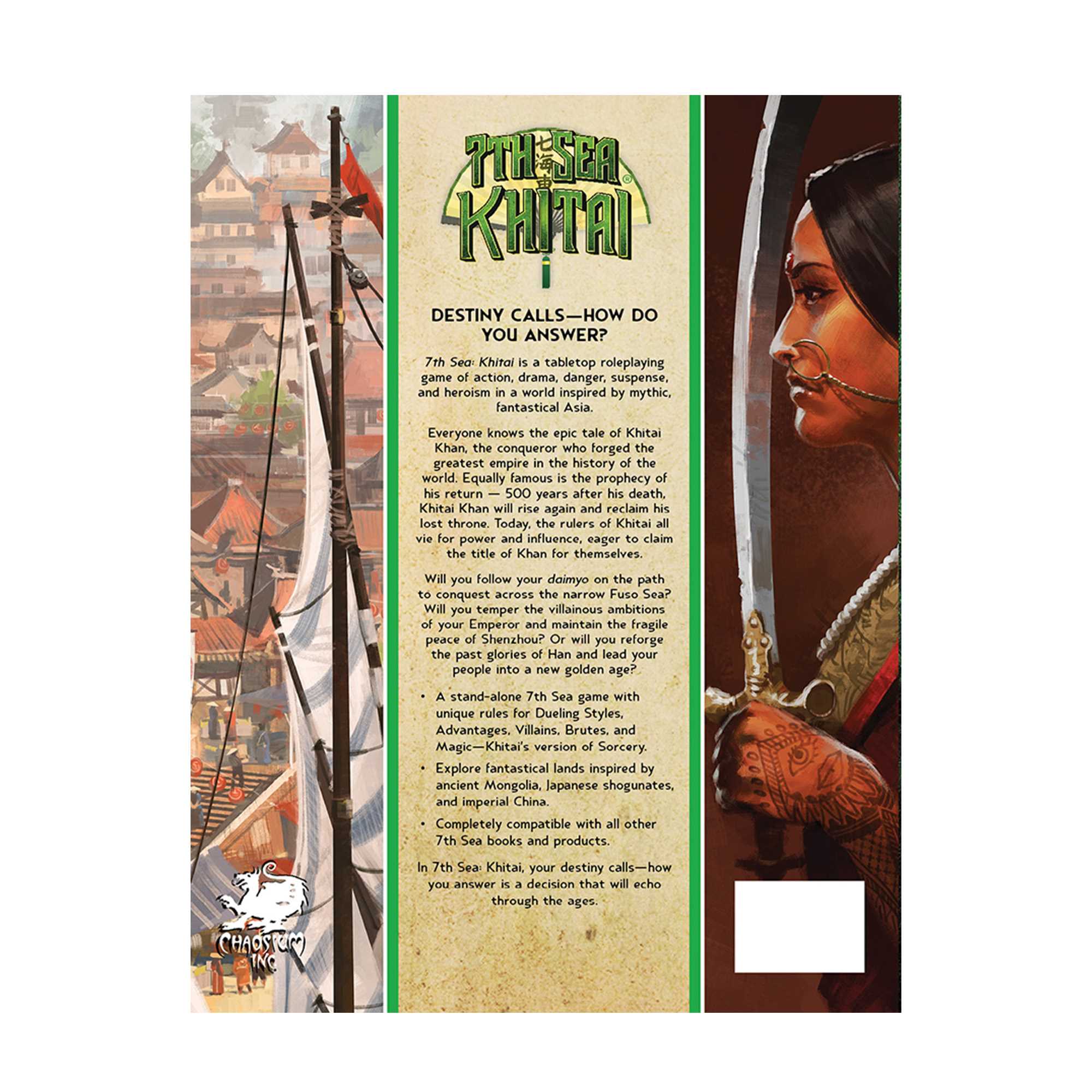7th Sea: Khitai Core Rulebook