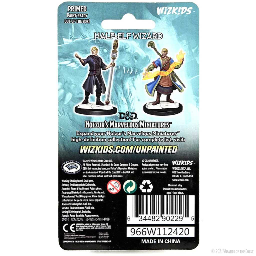 D&D Nolzur's Marvelous Miniatures: Half-Elf Wizard Male