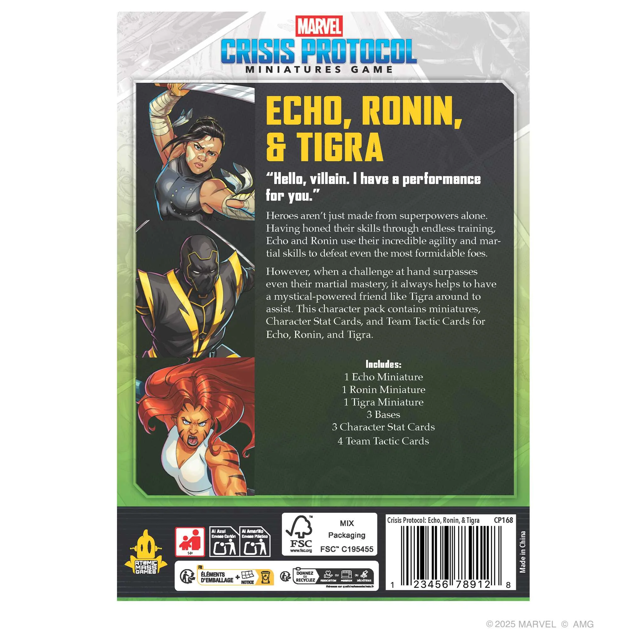 Marvel: Crisis Protocol - Echo. Ronin & Tigra