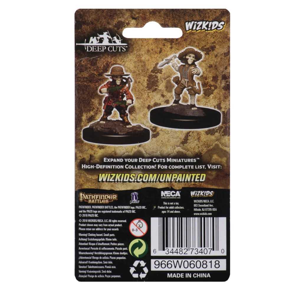 Pathfinder Deep Cuts Unpainted Miniatures: Male Halfling Rogue