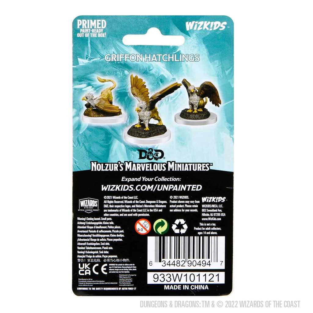 D&D Nolzur's Marvelous Unpainted Miniatures: Griffon Hatchlings