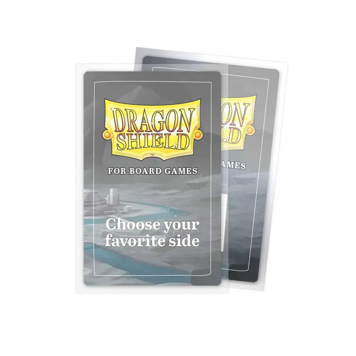 Dragon Shield 100 Clear Non-Glare Board Game Sleeves - American Standard
