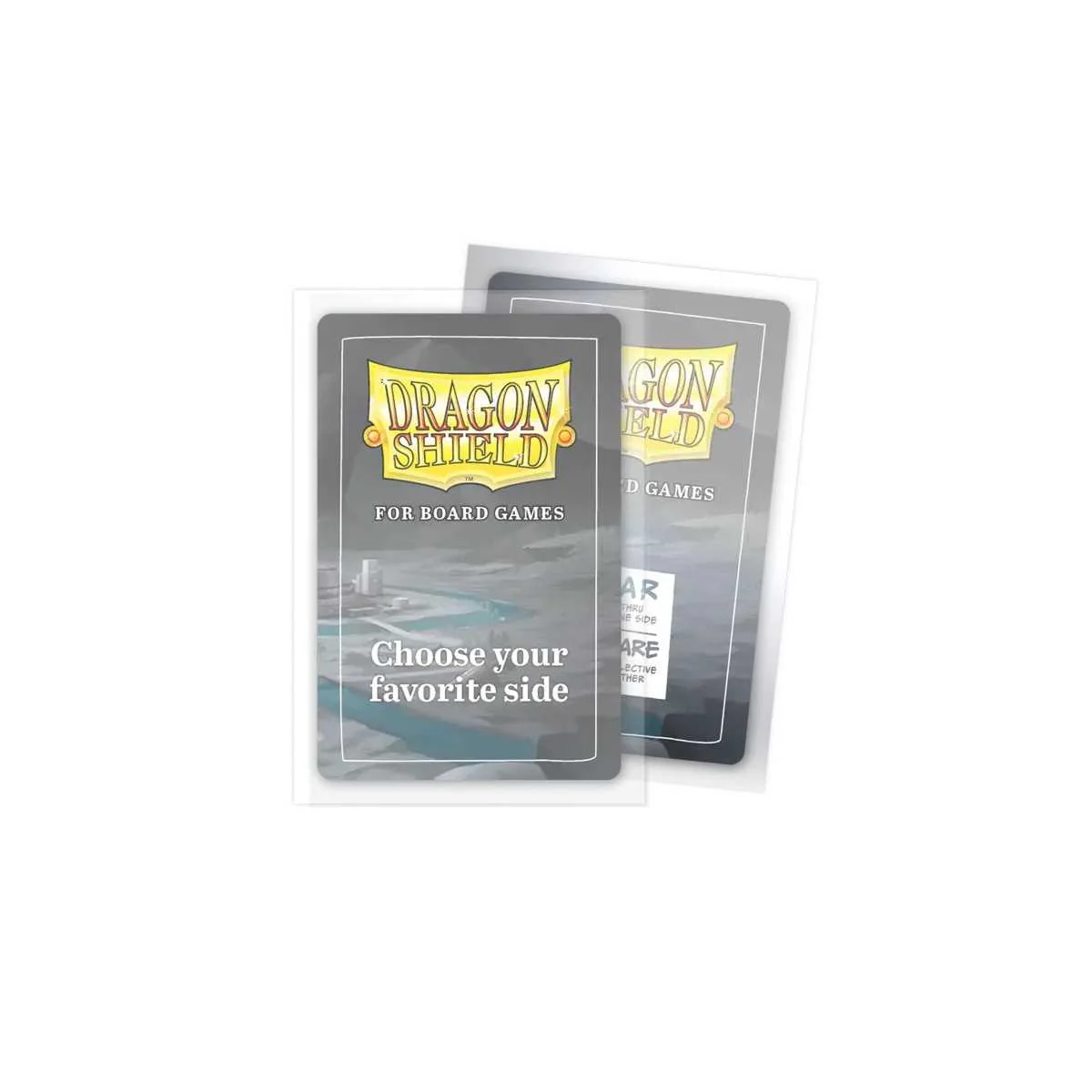 Dragon Shield 100 Clear Non-Glare Board Game Sleeves - American Mini