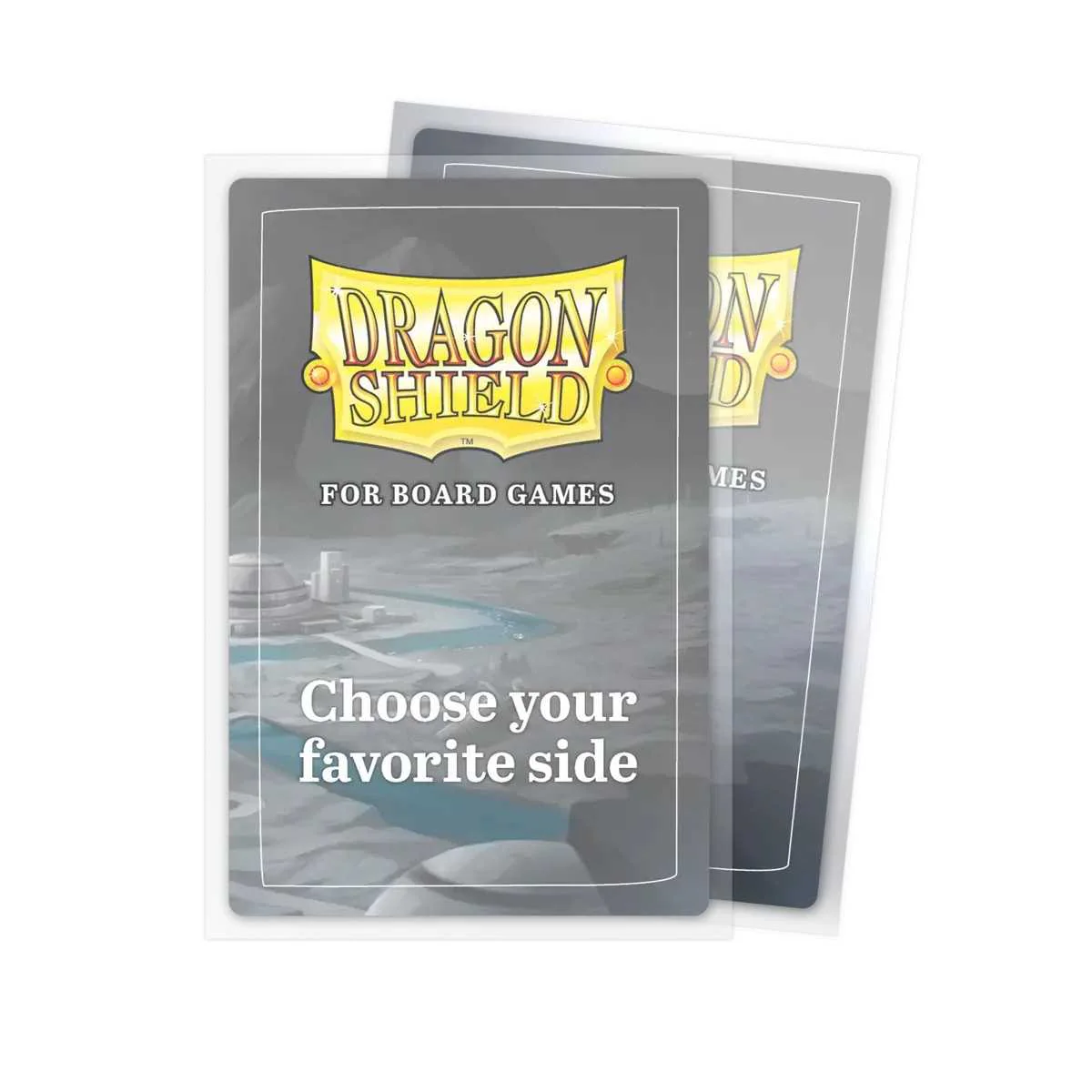 Dragon Shield 100 Clear Non-Glare Board Game Sleeves - Extra Large
