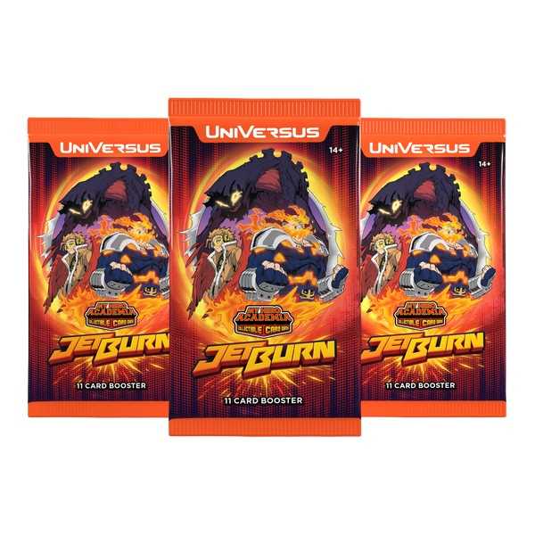 Universus: My Hero Academia CCG: Jet Burn Booster Display