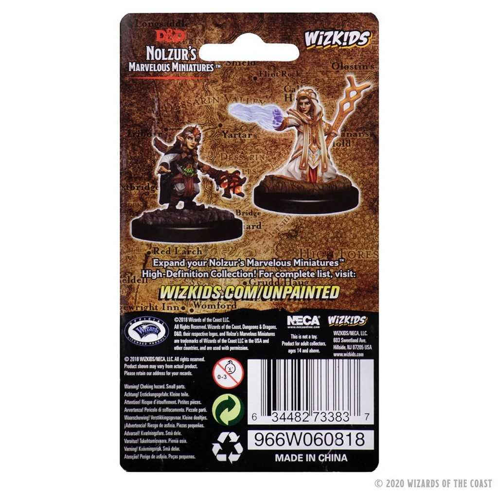 D&D Unpainted Miniatures: Female Gnome Wizard