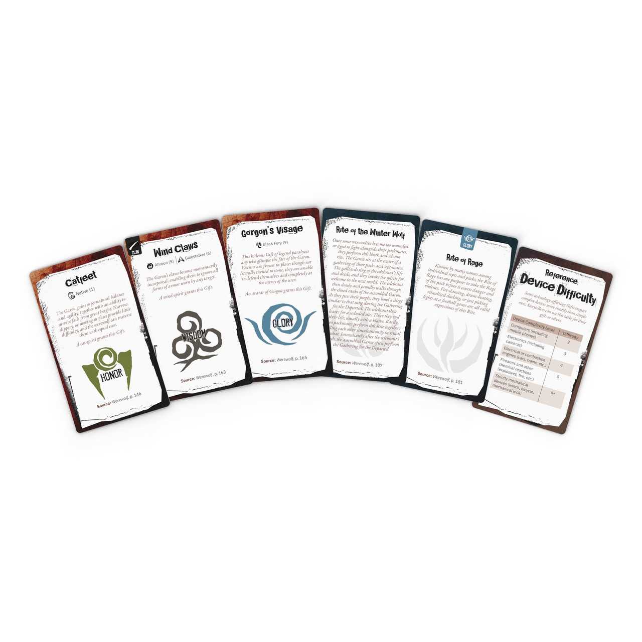 Werewolf: The Apocalypse 5th Edition RPG- Gift and Rite Deck - Accessory