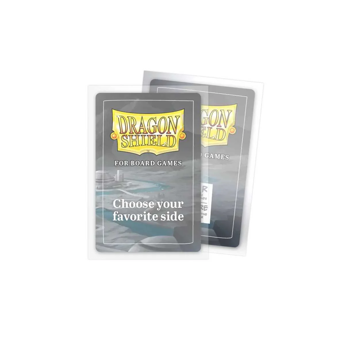 Dragon Shield 100 Clear Non-Glare Board Game Sleeves - European Mini