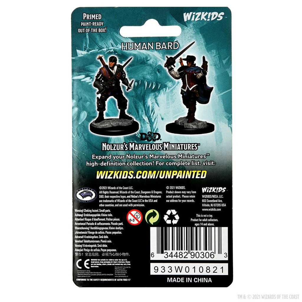 D&D Nolzur's Marvelous Miniatures: Human Bard Male