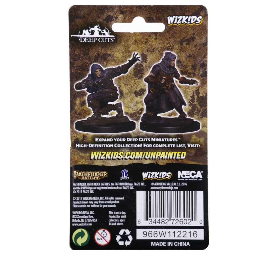 Pathfinder Deep Cuts Unpainted: Human Male Rogue