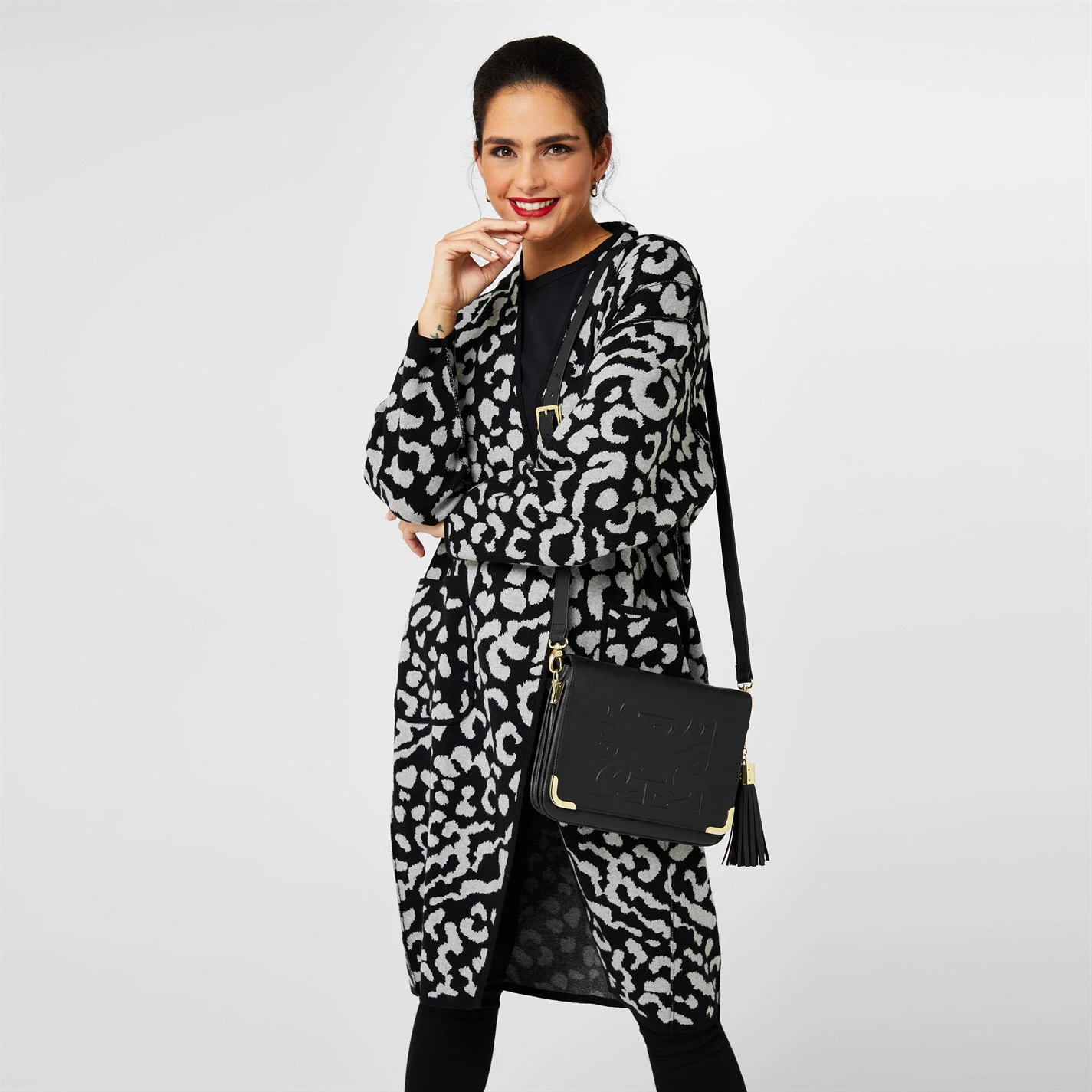 Biba Leather Gretal Cross Body Bag