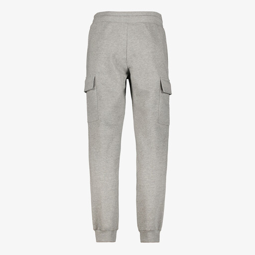 Heren cargo joggingbroek lichtgrijs