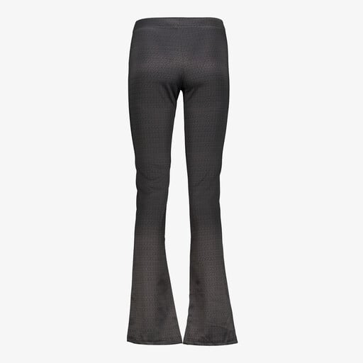 Twoday dames flared broek zwart