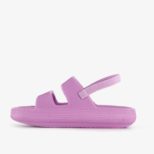 Meisjes sandalen met hielbandje lila