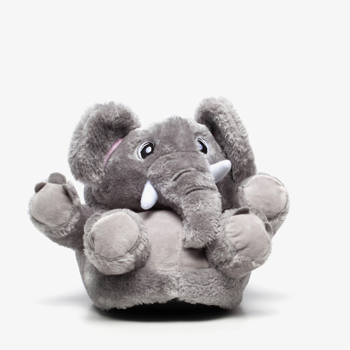 Unisex pantoffels olifant grijs