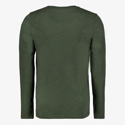 Heren T-shirt met lange mouwen groen
