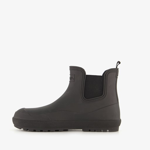 Korte dames regenlaarzen zwart