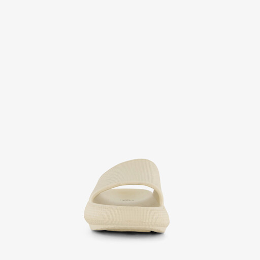Dames badslippers beige