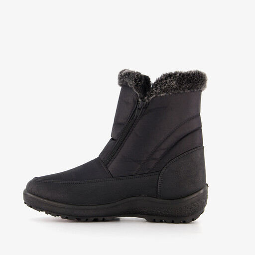 Gevoerde dames snowboots zwart