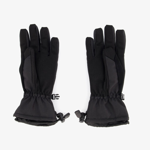 Dames softshell skihandschoenen zwart