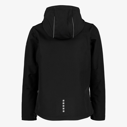Kinder softshell jas zwart