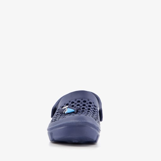 Kinder klompen blauw haai