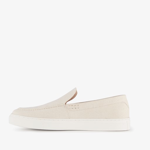 Heren instappers beige