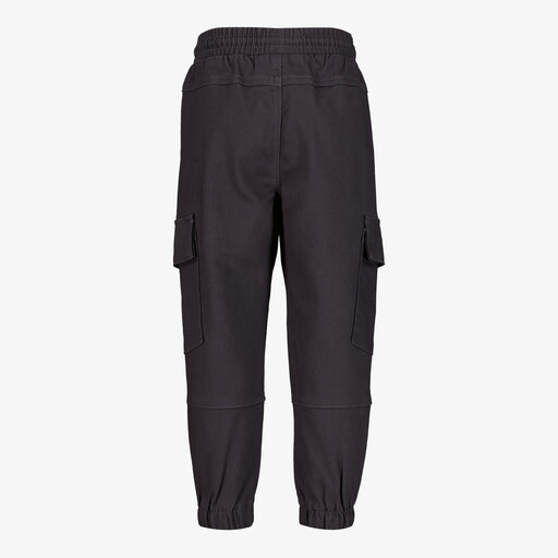Jongens cargo joggingbroek donkergrijs