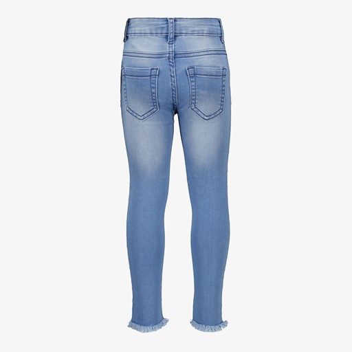 Meisjes skinny jeans lichtblauw