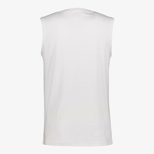 Heren singlet wit katoen
