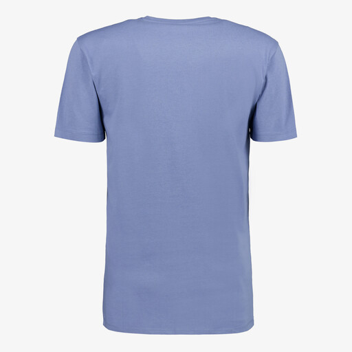 Heren T-shirt ronde hals blauw