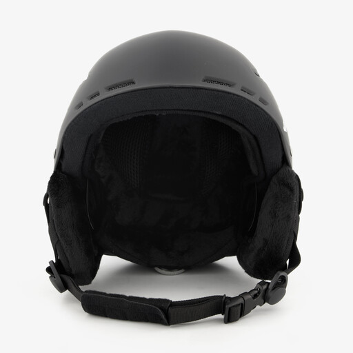 Kinder skihelm zwart