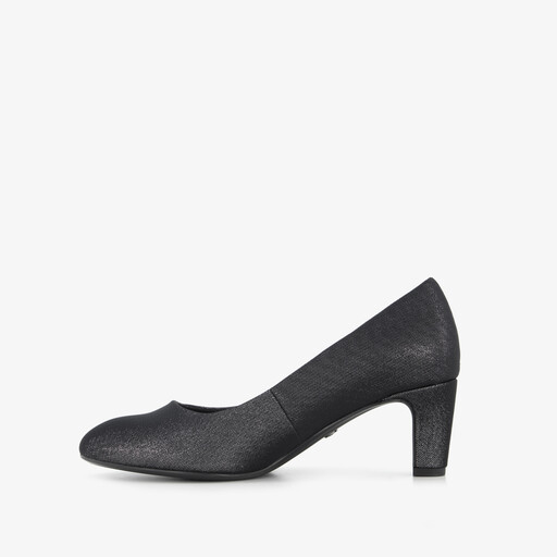 Dames pumps met glitters grijs