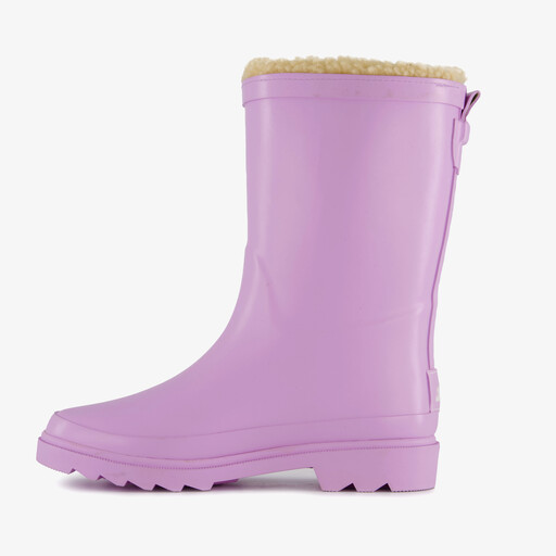 Gevoerde kinder regenlaarzen paars
