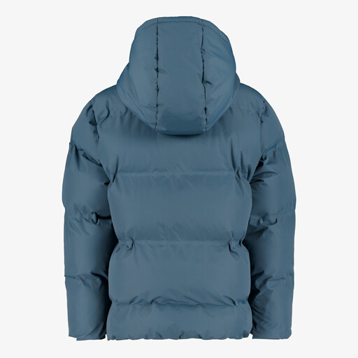 Jongens winterjas gewatteerd blauw