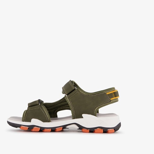 Jongens sandalen groen oranje