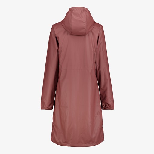 Dames parka regenjas rood