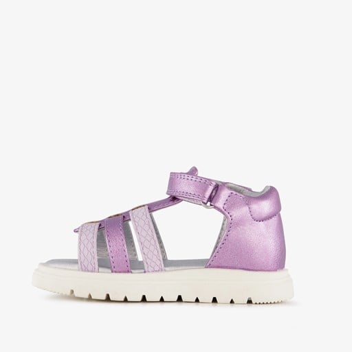 Meisjes sandalen met glitters paars