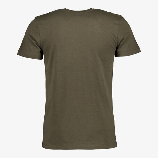 Heren T-shirt katoen ronde hals groen