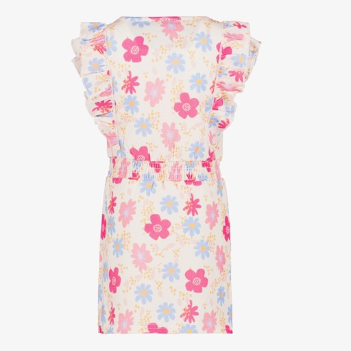 Meisjes jurk met bloemenprint