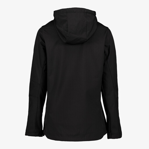 Dames softshell jas zwart