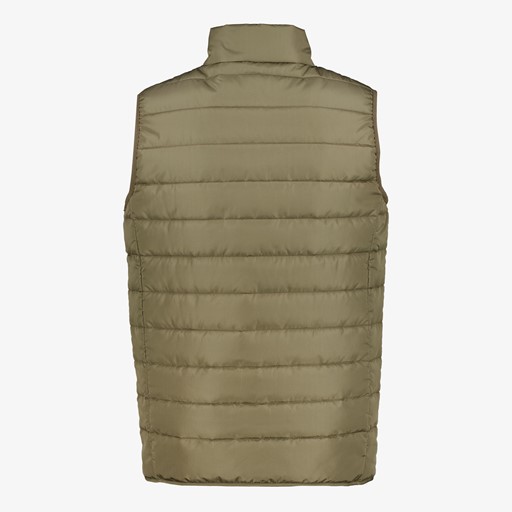 Heren bodywarmer groen grijs