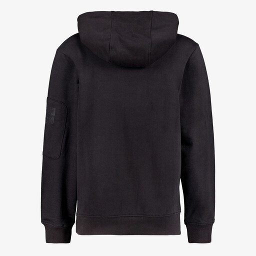 Unsigend jongens hoodie zwart
