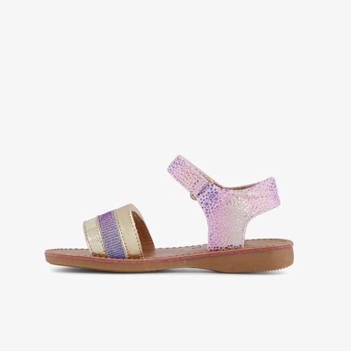 Meisjes sandalen metallic paars